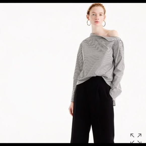 Funnel Neck Striped Shirt color Cobalt Classic 💕 - Picture 3 of 6